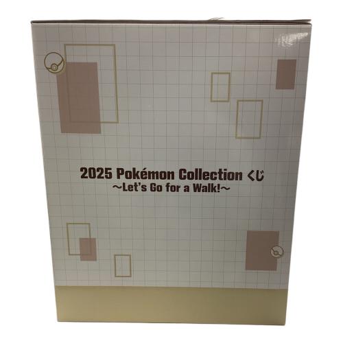 2025 Pokémon Collection くじ ～Let's Go for a Walk!～ ポケットモンスター ラストワン賞 ミニトレーつき ピカチュウ ソフビフィギュア