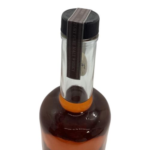 サントリー 山崎蒸溜所 樽出原酒 モルトウィスキー 10年 ※目減り有 600ml