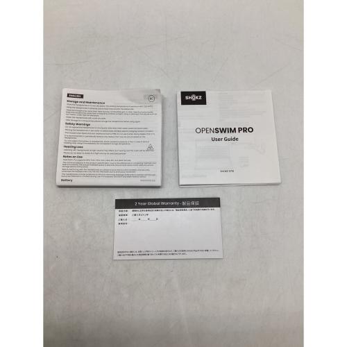 SHOKZ (ショックス) 骨伝導イヤホン OPEN SWIM PRO