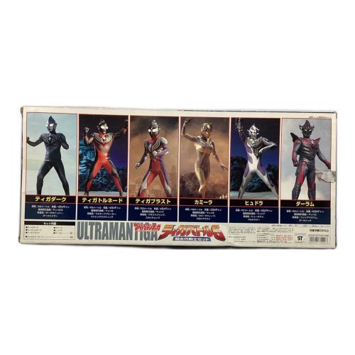 BANDAI（バンダイ）ウルトラマンティガ ティガバトル6 超古代戦士セット ウルトラマン 箱キズ有