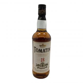 TOMATIN（トマーティン） ハイランドシングルモルトスコッチウィスキー 18年 ※瓶ヨゴレ有 750ml