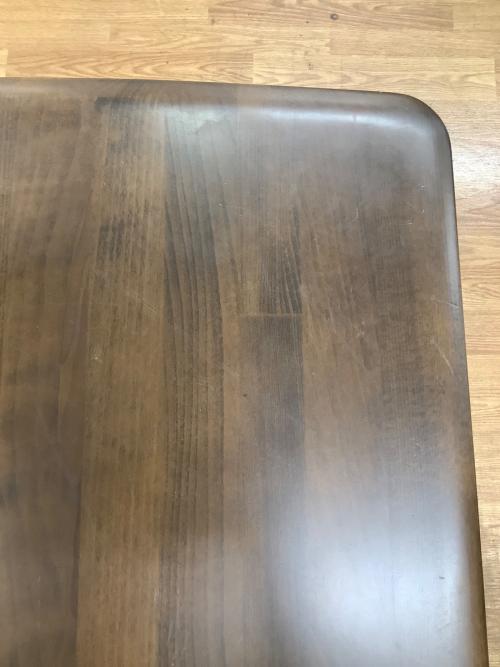 ニトリ ダイニング3点セット 77 ブラウン×グレー Nコレクション T-01 90