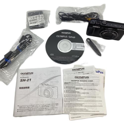 OLYMPUS (オリンパス) コンパクトデジタルカメラ SH-21 ※ジャンク品として 通電確認のみ