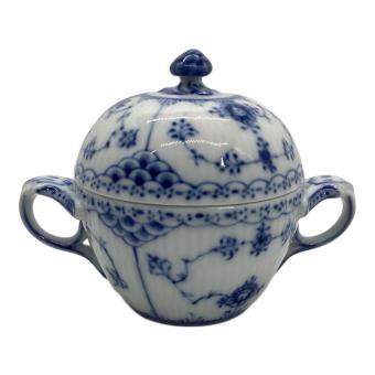 ROYAL COPENHAGEN (ロイヤル・コペンハーゲン) シュガーポット ブルーフルーテッド・プレイン