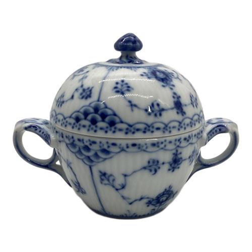 ROYAL COPENHAGEN (ロイヤル・コペンハーゲン) シュガーポット ブルーフルーテッド・プレイン