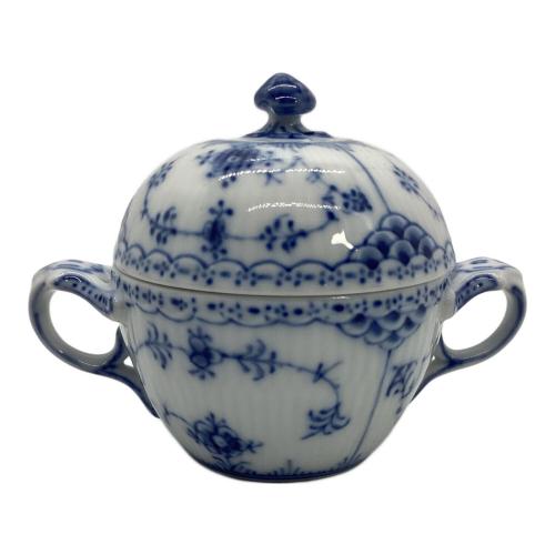 ROYAL COPENHAGEN (ロイヤル・コペンハーゲン) シュガーポット ブルーフルーテッド・プレイン