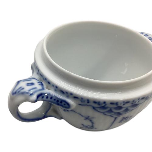 ROYAL COPENHAGEN (ロイヤル・コペンハーゲン) シュガーポット ブルーフルーテッド・プレイン