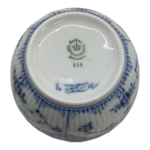 ROYAL COPENHAGEN (ロイヤル・コペンハーゲン) シュガーポット ブルーフルーテッド・ハーフレース