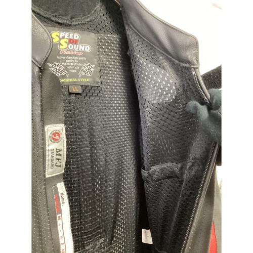 SPEED OF SOUND (スピードオブサウンド) レーシングスーツ メンズ SIZE XL ブラック×レッド