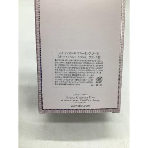 Dior (ディオール) オードトワレ 箱に成分表記有 100ml 残量80%-99% ミス ディオール ブルーミング ブーケ