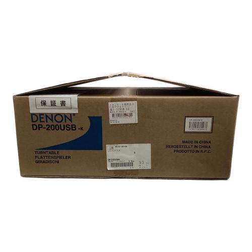DENON (デノン) レコードプレーヤー DP-200USB