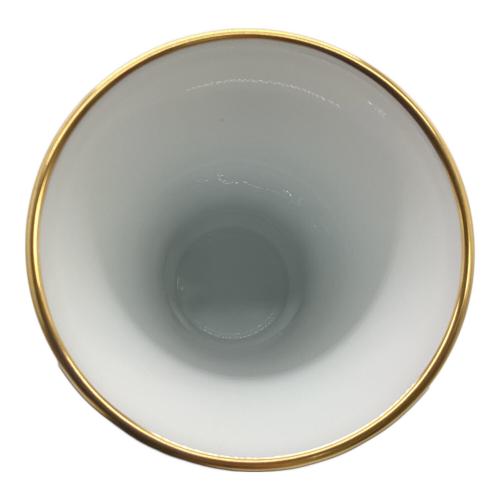 大倉陶園 (オオクラトウエン) 花瓶 バラと女性像 ブルー×ホワイト