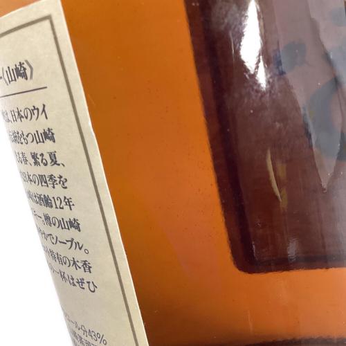 サントリー 山崎 ジャパニーズウィスキー 12年 ピュアモルト  向獅子 750ml
