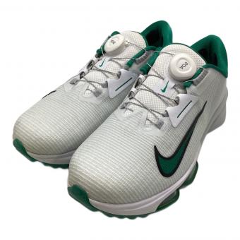 NIKE (ナイキ) ゴルフシューズ HQ2160-100 インフィニティ ツアー 2 メンズ SIZE 25.5cm グリーン×ホワイト