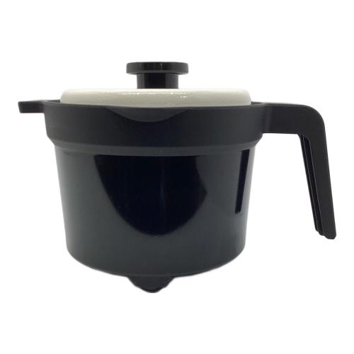 電子レンジ専用調理器具 ブラック レンジメート マグポット