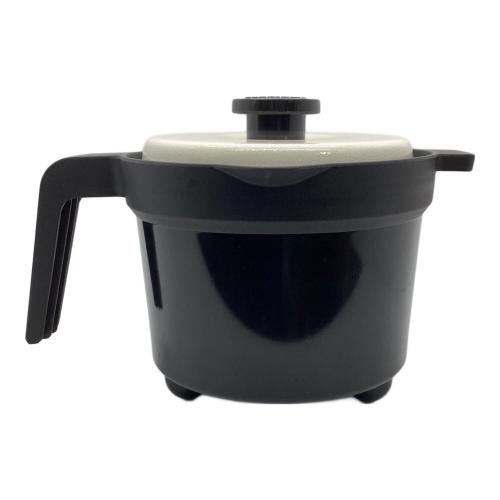 電子レンジ専用調理器具 ブラック レンジメート マグポット