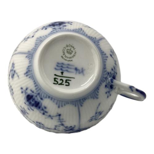 ROYAL COPENHAGEN (ロイヤル・コペンハーゲン) カップ&ソーサー 1/525 ブルーフルーテッド・ハーフレース