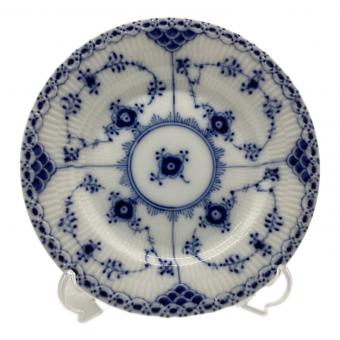 ROYAL COPENHAGEN (ロイヤル・コペンハーゲン) プレート 16cm 595 ブルーフルーテッド・ハーフレース