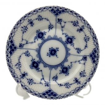 ROYAL COPENHAGEN (ロイヤル・コペンハーゲン) プレート 16cm 595 ブルーフルーテッド・ハーフレース