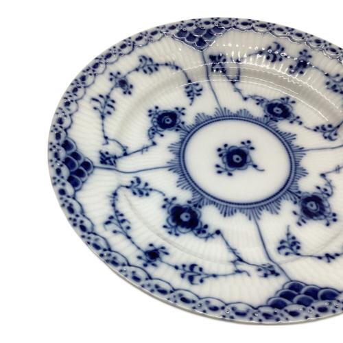 ROYAL COPENHAGEN (ロイヤル・コペンハーゲン) プレート 16cm 595 ブルーフルーテッド・ハーフレース
