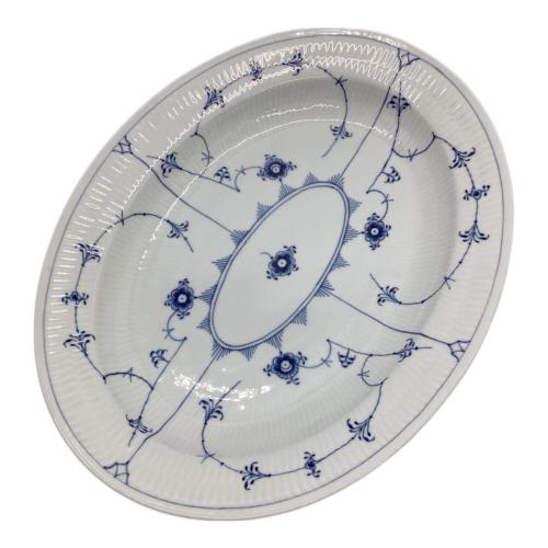 ROYAL COPENHAGEN (ロイヤル・コペンハーゲン) オーバルプレート 375 USED オーバルディッシュ ブルーフルーテッド・ハーフレース