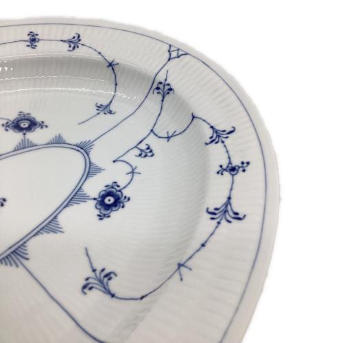 ROYAL COPENHAGEN (ロイヤル・コペンハーゲン) オーバルプレート 375 USED オーバルディッシュ ブルーフルーテッド・ハーフレース