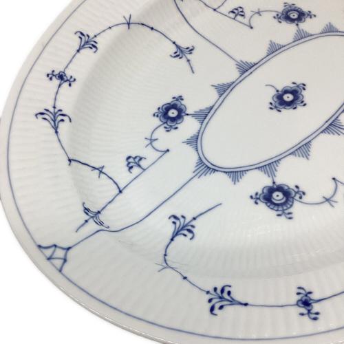 ROYAL COPENHAGEN (ロイヤル・コペンハーゲン) オーバルプレート 375 USED オーバルディッシュ ブルーフルーテッド・ハーフレース