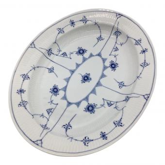ROYAL COPENHAGEN (ロイヤル・コペンハーゲン) オーバルプレート 375 USED オーバルディッシュ ブルーフルーテッド・ハーフレース