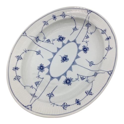 ROYAL COPENHAGEN (ロイヤル・コペンハーゲン) オーバルプレート 375 USED オーバルディッシュ ブルーフルーテッド・ハーフレース