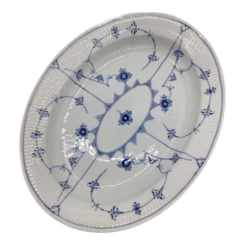 ROYAL COPENHAGEN (ロイヤル・コペンハーゲン) オーバルプレート 375 USED オーバルディッシュ ブルーフルーテッド・ハーフレース