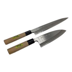 堺刀司 (サカイトウジ) 包丁 保管サビ・ヨゴレ有 シルバー