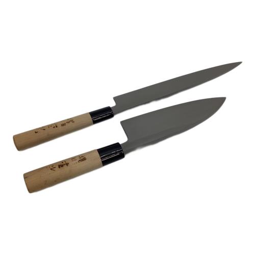 堺刀司 (サカイトウジ) 包丁 保管サビ・ヨゴレ有 シルバー