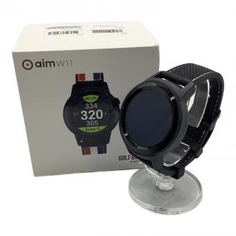 Golf Buddy (ゴルフバディ) ゴルフGPSナビ aim w11 ブラック