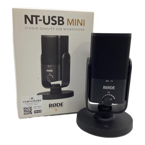 RODE MICROPHONES (ロードマイクロフォンズ) マイクロホン NT-USB MINI