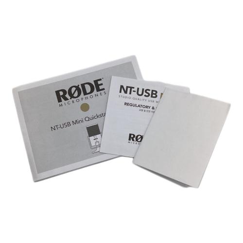 RODE MICROPHONES (ロードマイクロフォンズ) マイクロホン NT-USB MINI