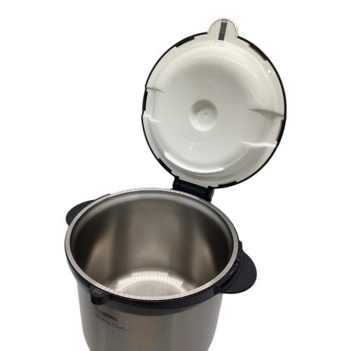 THERMOS (サーモス) 真空保温調理器シャトルシェフ　Shuttle Chef　KBG-4500 4.5L　クリアステンレス　IH 200V対応　両手20cm　4～6人用 クリアステンレス KBG-4500