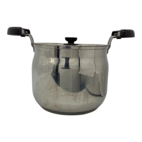 THERMOS (サーモス) 真空保温調理器シャトルシェフ　Shuttle Chef　KBG-4500 4.5L　クリアステンレス　IH 200V対応　両手20cm　4～6人用 クリアステンレス KBG-4500