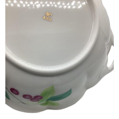 香蘭社 (コウランシャ) 丸型バスケット 果樹園