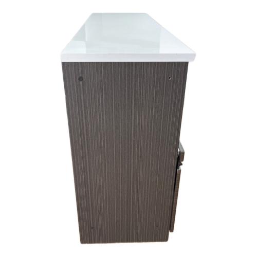 三幸ジャパン (サンコウジャパン) キッチンカウンター 175 ホワイト×ブラック