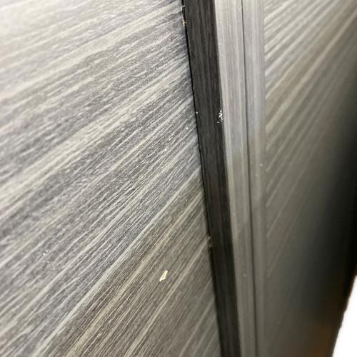 三幸ジャパン (サンコウジャパン) キッチンカウンター 175 ホワイト×ブラック