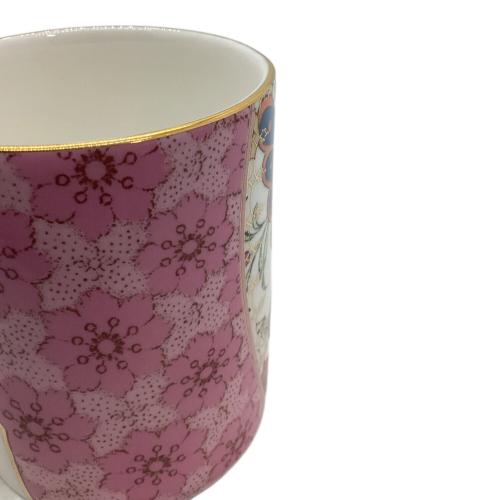 Wedgwood (ウェッジウッド) マグカップ ピンク 花柄 FLORAL BOUQUET