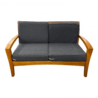 SCANTEAK (スキャンティーク) 2人掛けソファー 182 ナチュラル×グレー KONISKA