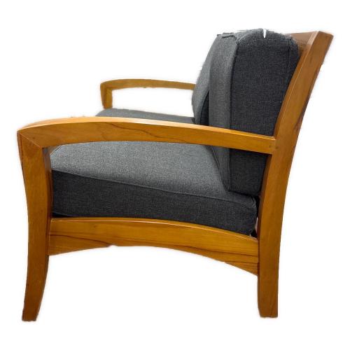 SCANTEAK (スキャンティーク) 2人掛けソファー 182 ナチュラル×グレー KONISKA