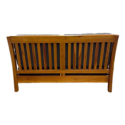 SCANTEAK (スキャンティーク) 2人掛けソファー 182 ナチュラル×グレー KONISKA