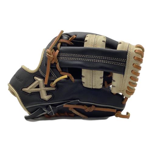 ATOMS (アトモス) ERM-Wrist搭載 軟式グローブ 布袋付 ブラック×ベージュ