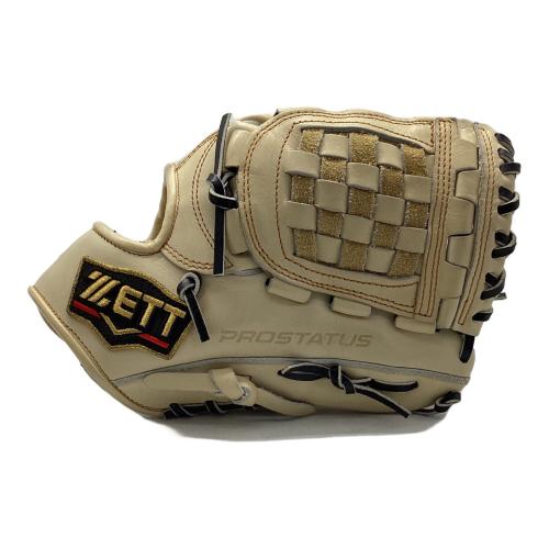 ZETT (ゼット) PROSTATUS 軟式グローブ BRGB 30250 布袋付 ベージュ
