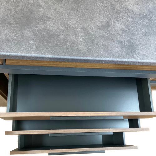 キッチンカウンター 327 ブラウン×ブラック