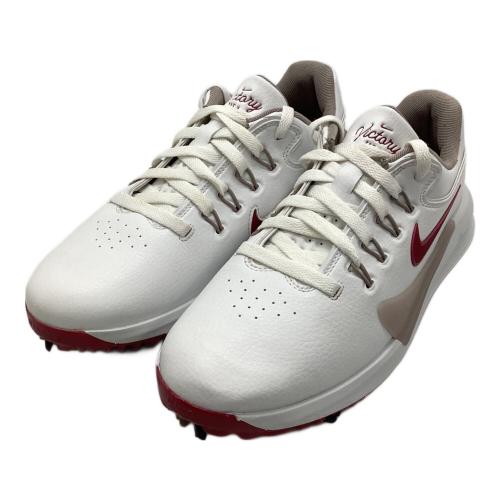 NIKE (ナイキ) ゴルフシューズ HM9220-103 メンズ SIZE 25.5cm ホワイト×レッド