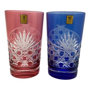KAGAMI CRYSTAL (カガミクリスタル) 江戸切子ペアタンブラー