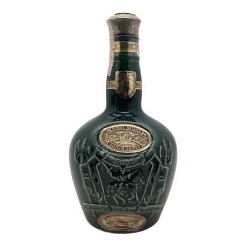CHIVAS BROTHERS (シーバスブラザーズ) ROYAL SALUTE スコッチウィスキー 21年 グリーン 700ml